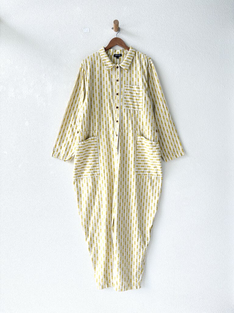ILANA KOHN DASH PRINT COVERALL SIZE 2X