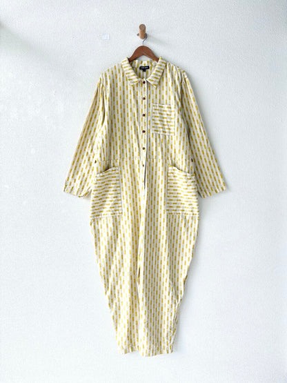 ILANA KOHN DASH PRINT COVERALL SIZE 2X