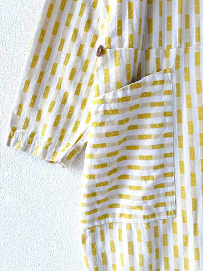 ILANA KOHN DASH PRINT COVERALL SIZE 2X