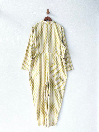 ILANA KOHN DASH PRINT COVERALL SIZE 2X