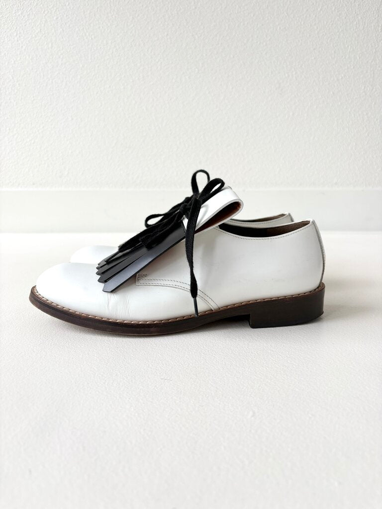 MARNI FRINGED OXFORDS