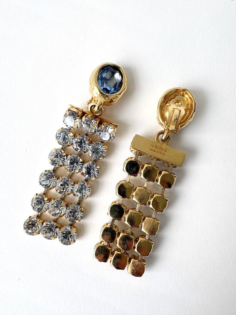 MONDO MONDO RHINESTONE EARRINGS