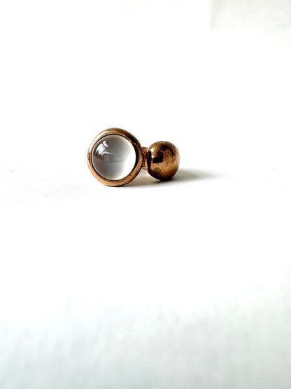 MONICA CASTIGLIONI SIMPLE STONE RING