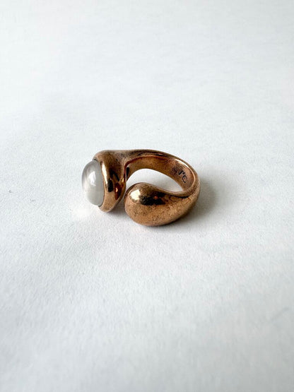 MONICA CASTIGLIONI SIMPLE STONE RING