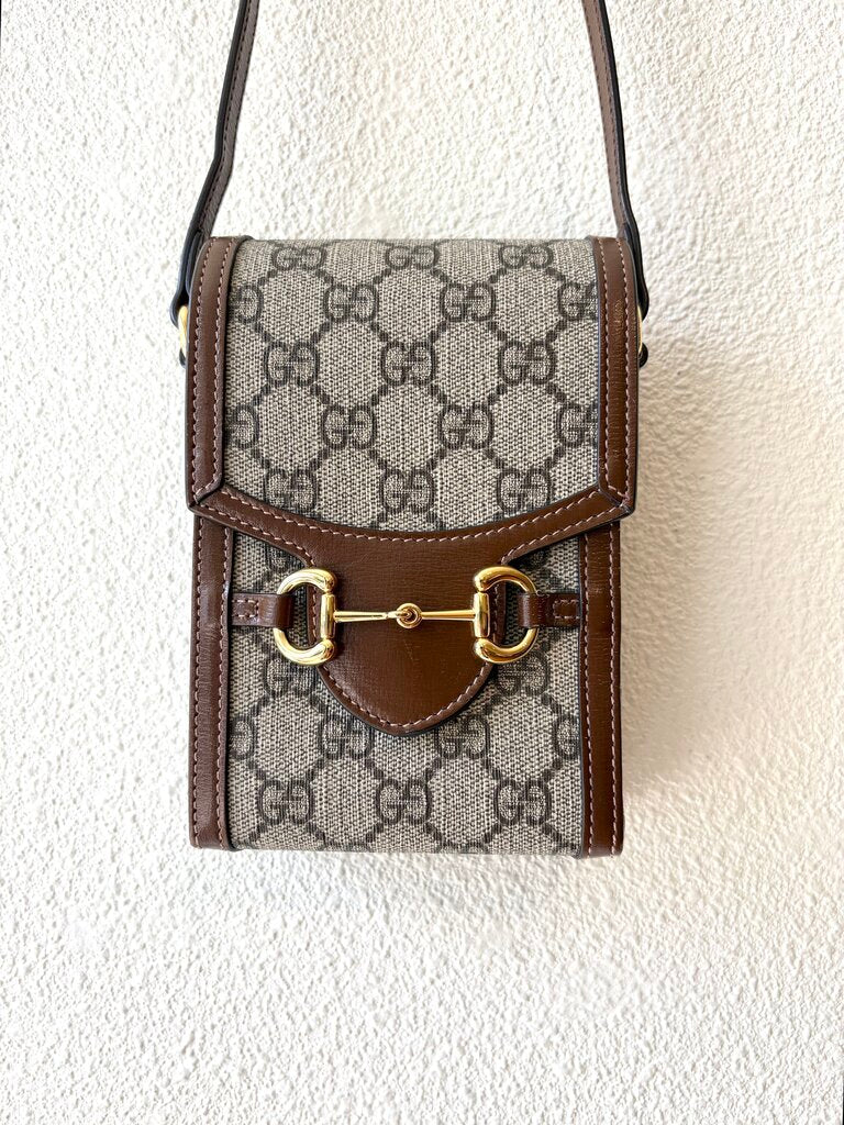 GUCCI SUPREME HORSEBIT 1955 MINI BAG