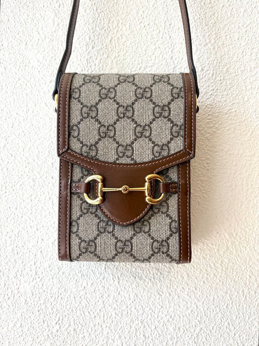 GUCCI SUPREME HORSEBIT 1955 MINI BAG