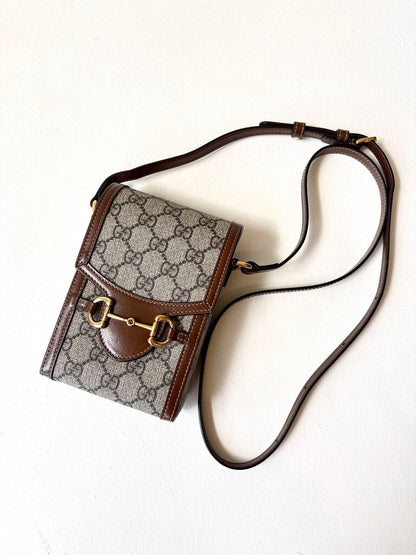 GUCCI SUPREME HORSEBIT 1955 MINI BAG