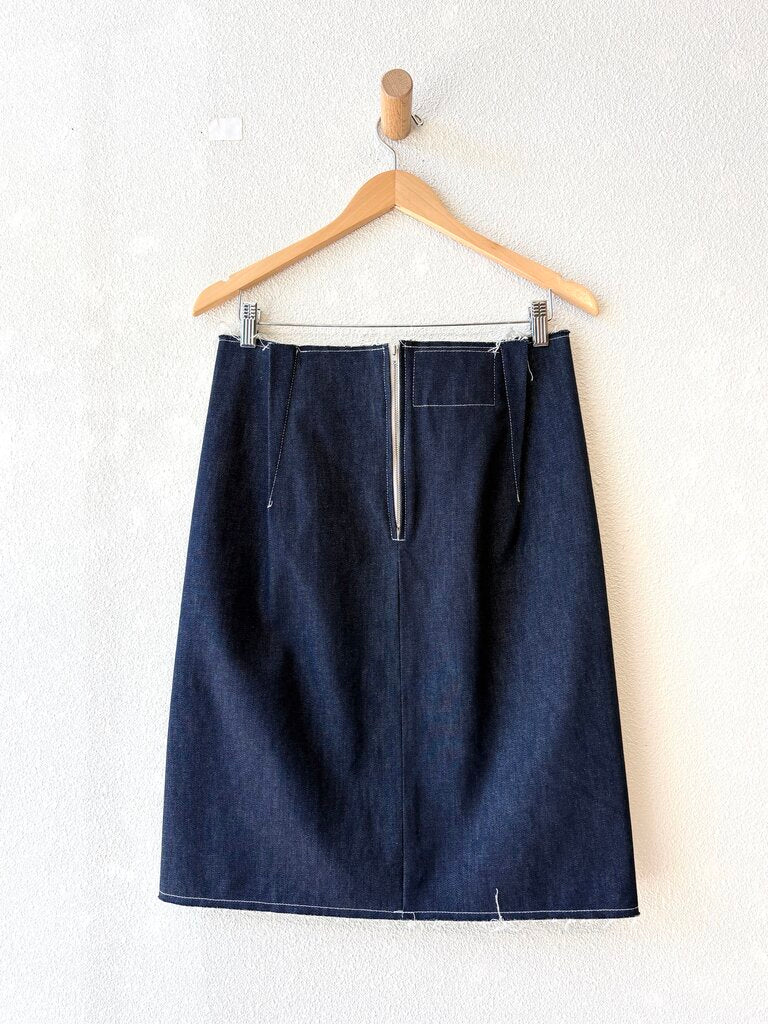 CAMIEL FORTGENS DENIM SKIRT SIZE MEDIUM
