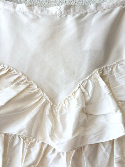 CHELSEA MAK RUFFLE SKIRT SIZE SMALL
