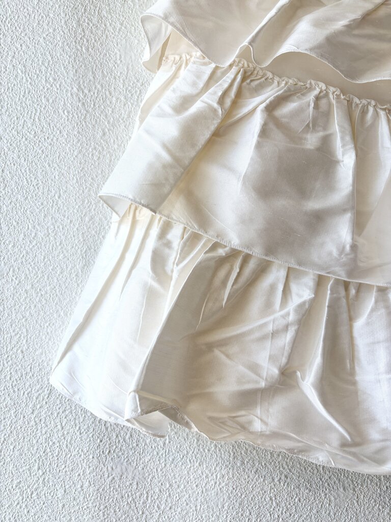 CHELSEA MAK RUFFLE SKIRT SIZE SMALL