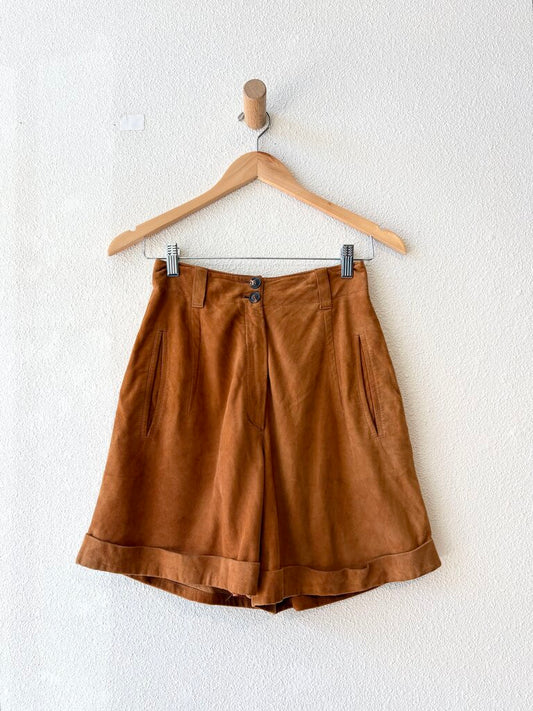 VINTAGE JIL SANDER SUEDE SHORTS