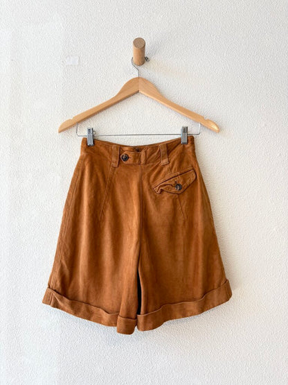VINTAGE JIL SANDER SUEDE SHORTS