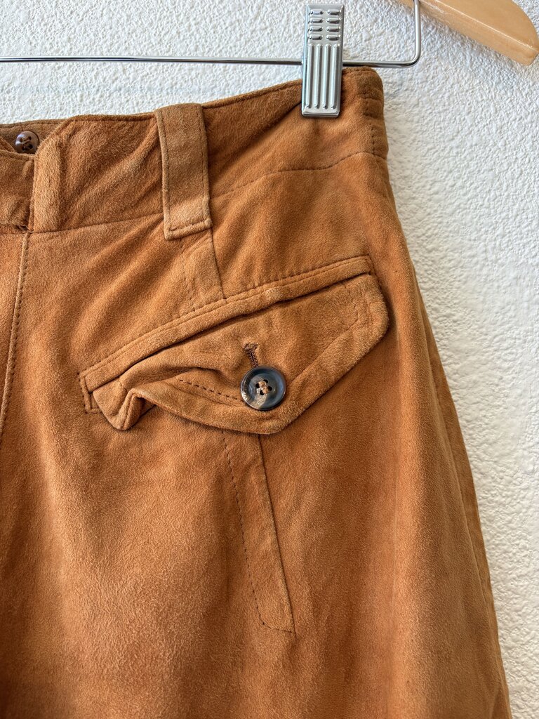 VINTAGE JIL SANDER SUEDE SHORTS