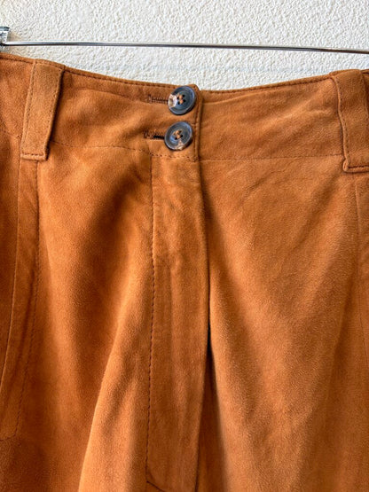 VINTAGE JIL SANDER SUEDE SHORTS