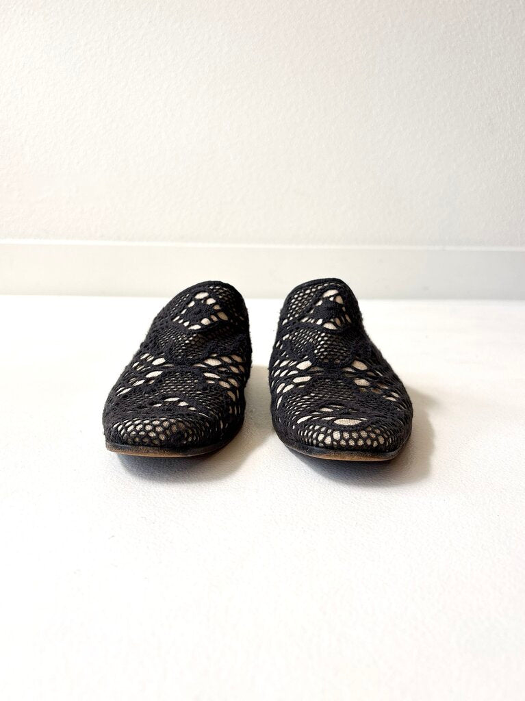 VINTAGE DRIES VAN NOTEN LACE MULES SIZE 38.5