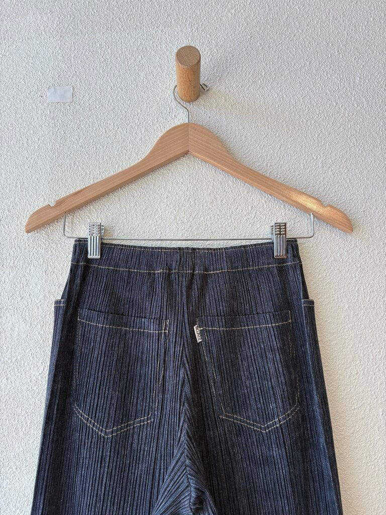 ISSEY MIYAKE PLEATS PLEASE INDIGO PANTS SIZE SMALL