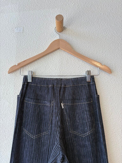 ISSEY MIYAKE PLEATS PLEASE INDIGO PANTS SIZE SMALL