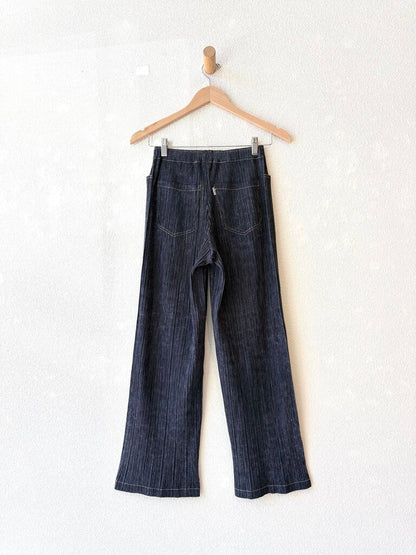 ISSEY MIYAKE PLEATS PLEASE INDIGO PANTS SIZE SMALL