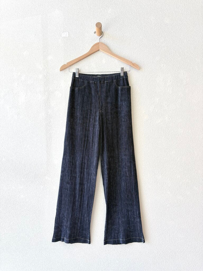 ISSEY MIYAKE PLEATS PLEASE INDIGO PANTS SIZE SMALL