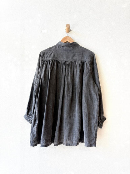 ICHI ANTIQUITES LINEN SHIRT ONE SIZE
