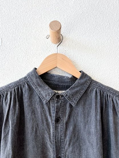 ICHI ANTIQUITES LINEN SHIRT ONE SIZE
