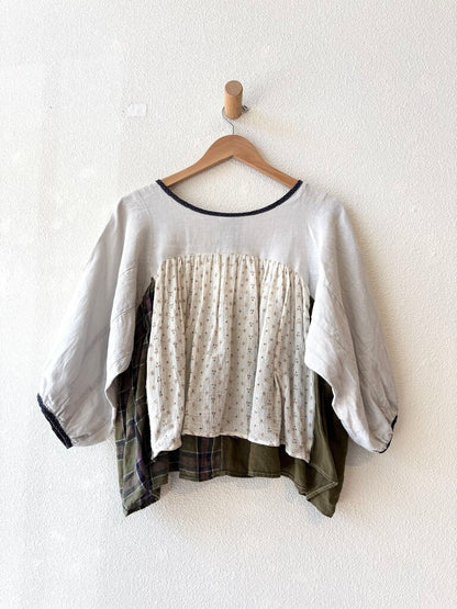 LA REUNION PATCHWORK TOP ONE SIZE