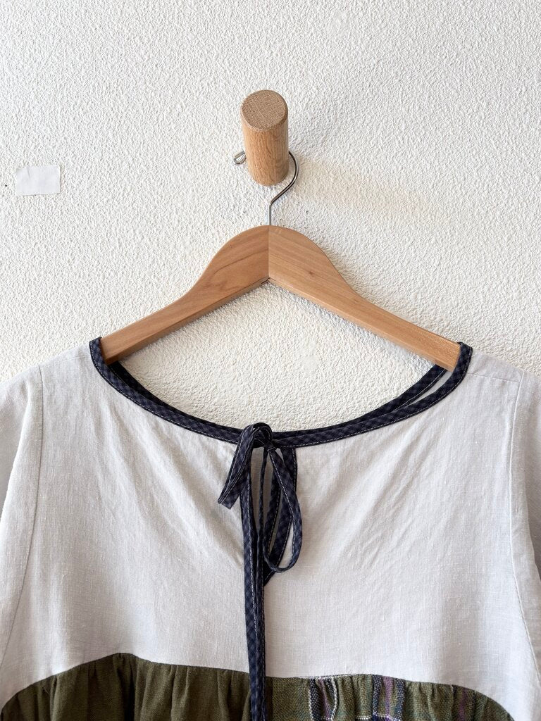 LA REUNION PATCHWORK TOP ONE SIZE