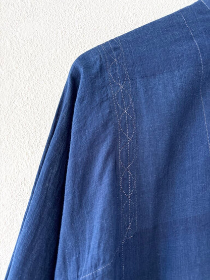 INJIRI INDIGO COTTON DRESS SIZE 40