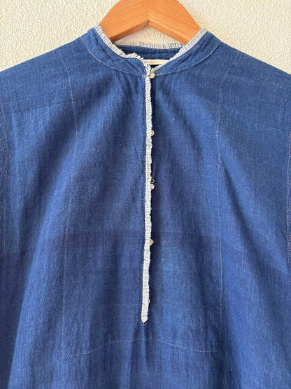 INJIRI INDIGO COTTON DRESS SIZE 40