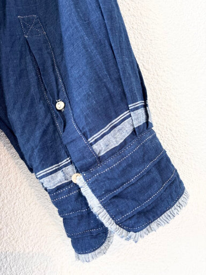 INJIRI INDIGO COTTON DRESS SIZE 40
