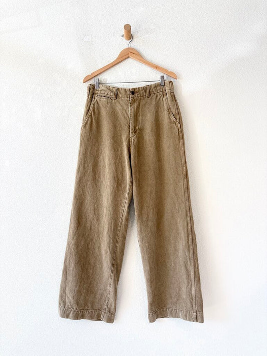 SAGE DE CRET WIDE LEG PANTS SIZE LARGE