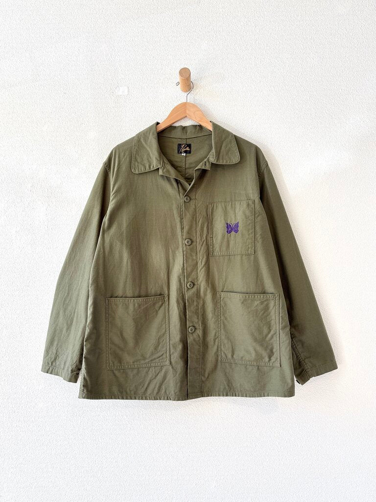 NEEDLES COTTON CHORE JACKET SIZE MEDIUM