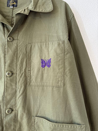 NEEDLES COTTON CHORE JACKET SIZE MEDIUM