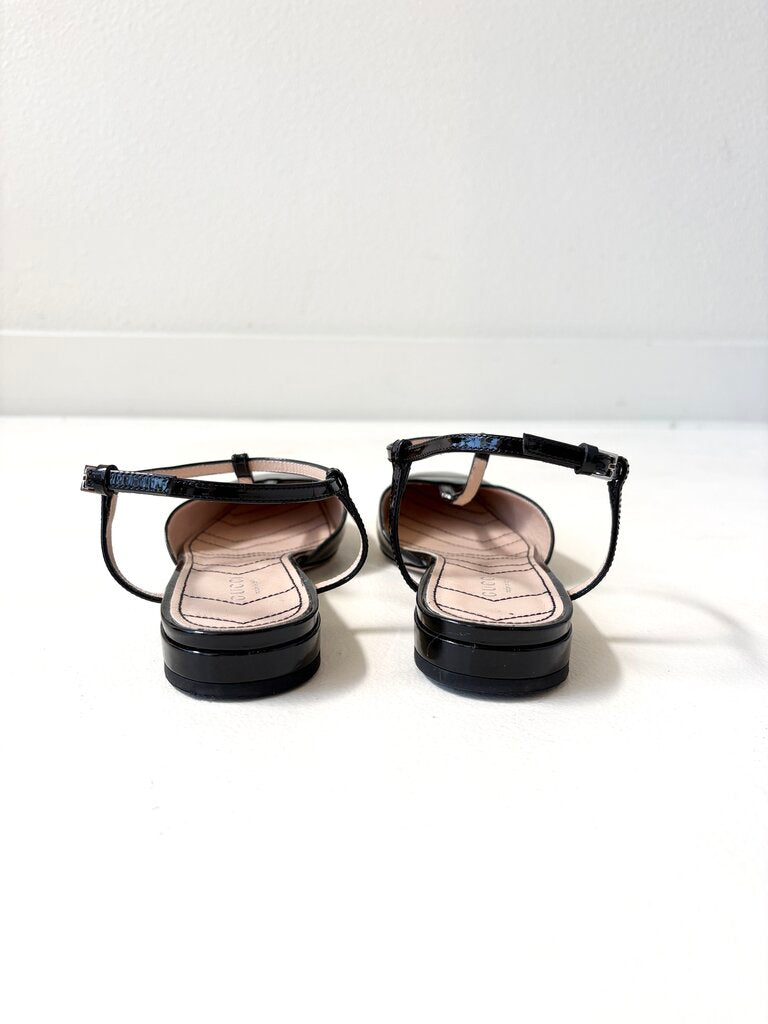 GUCCI DOUBLE G BALLET FLATS SIZE 37