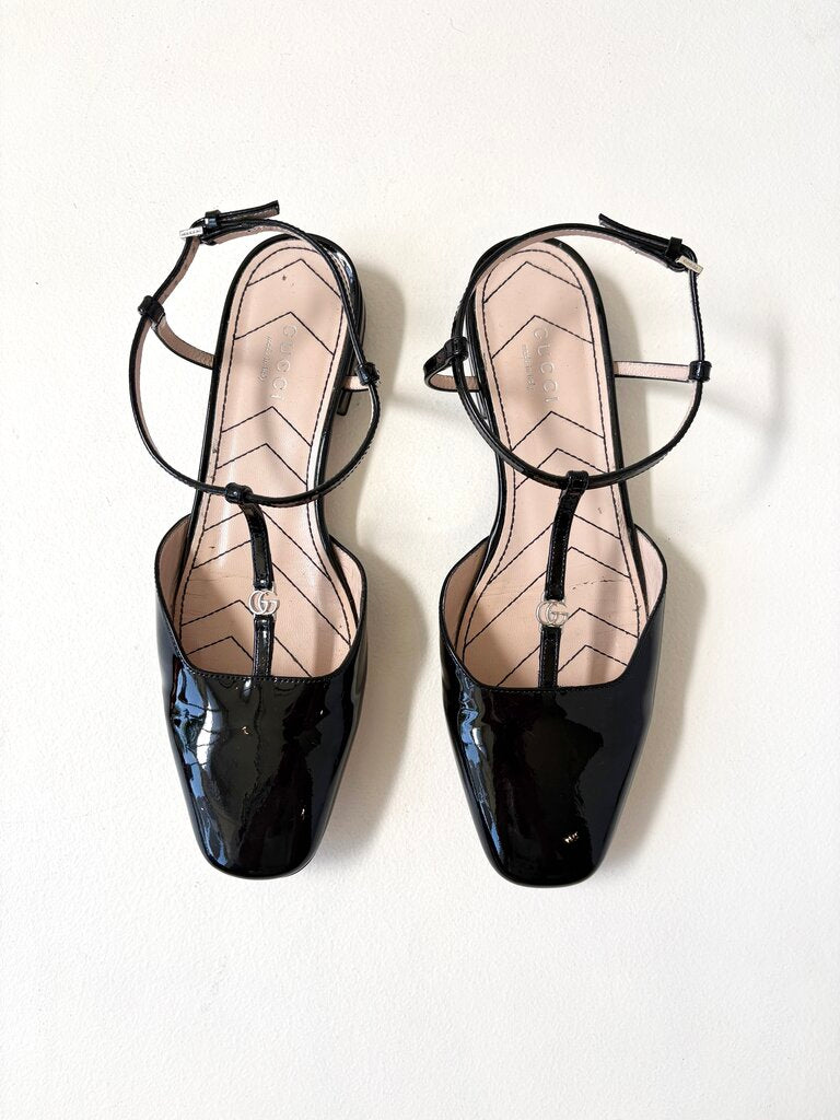 GUCCI DOUBLE G BALLET FLATS SIZE 37