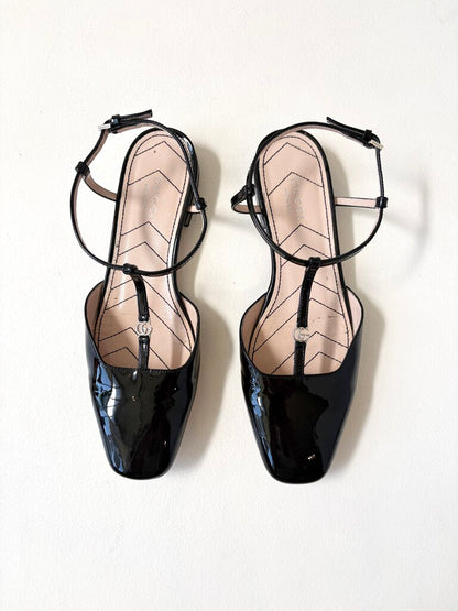 GUCCI DOUBLE G BALLET FLATS SIZE 37