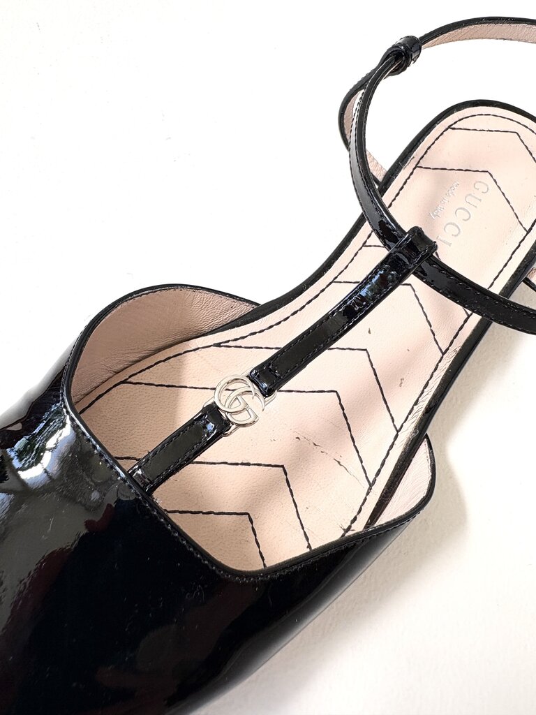 GUCCI DOUBLE G BALLET FLATS SIZE 37