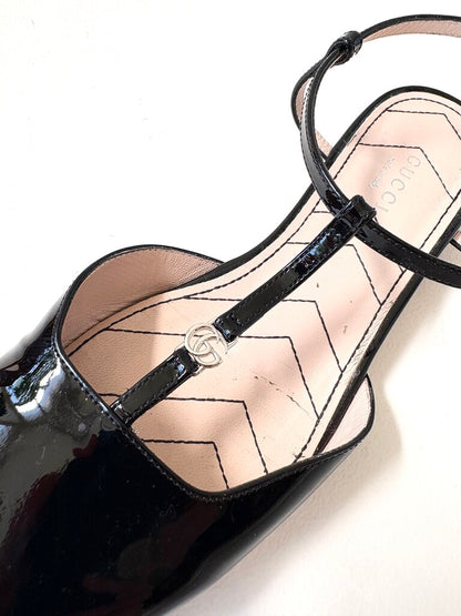 GUCCI DOUBLE G BALLET FLATS SIZE 37
