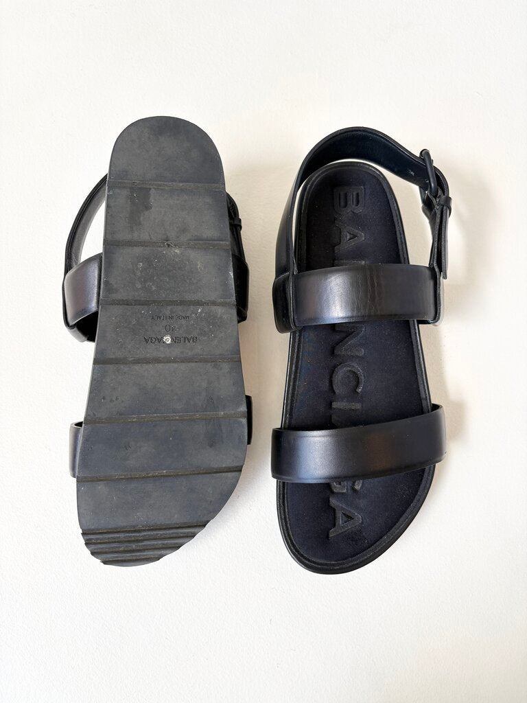 BALENCIAGA TWO STRAP BUCKLE SANDALS SIZE 40
