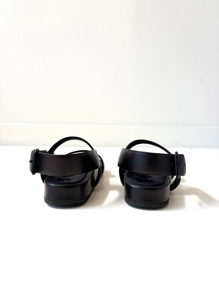 BALENCIAGA TWO STRAP BUCKLE SANDALS SIZE 40