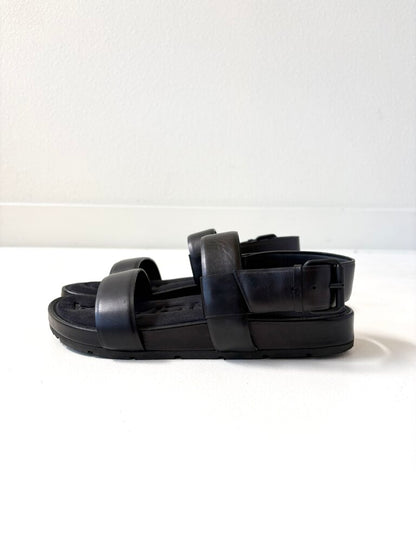 BALENCIAGA TWO STRAP BUCKLE SANDALS SIZE 40
