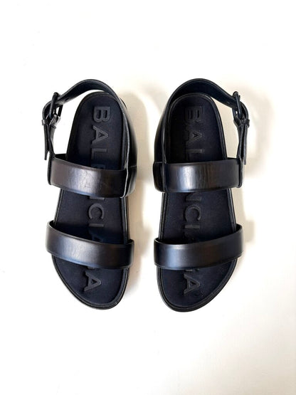 BALENCIAGA TWO STRAP BUCKLE SANDALS SIZE 40