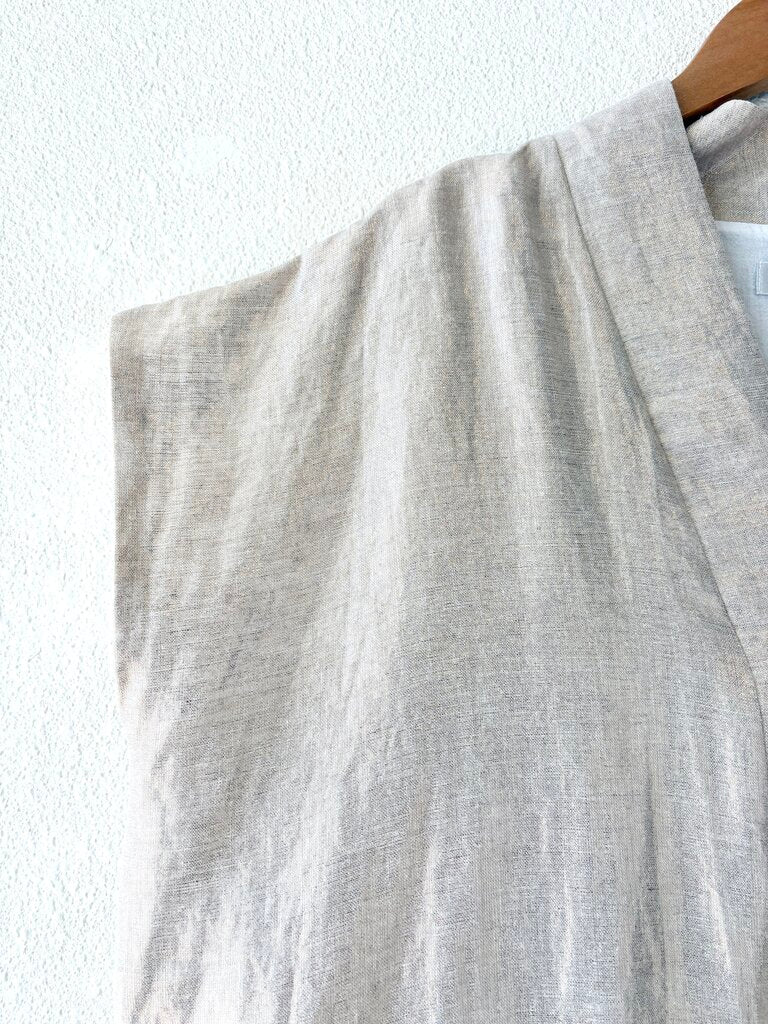 HORSES ATELIER METALLIC LINEN DRESS SIZE 3