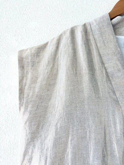HORSES ATELIER METALLIC LINEN DRESS SIZE 3
