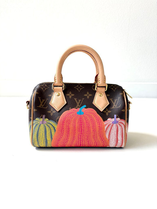 LOUIS VUITTON X YAYOI KUSAMA 'SPEEDY 20' HANDBAG