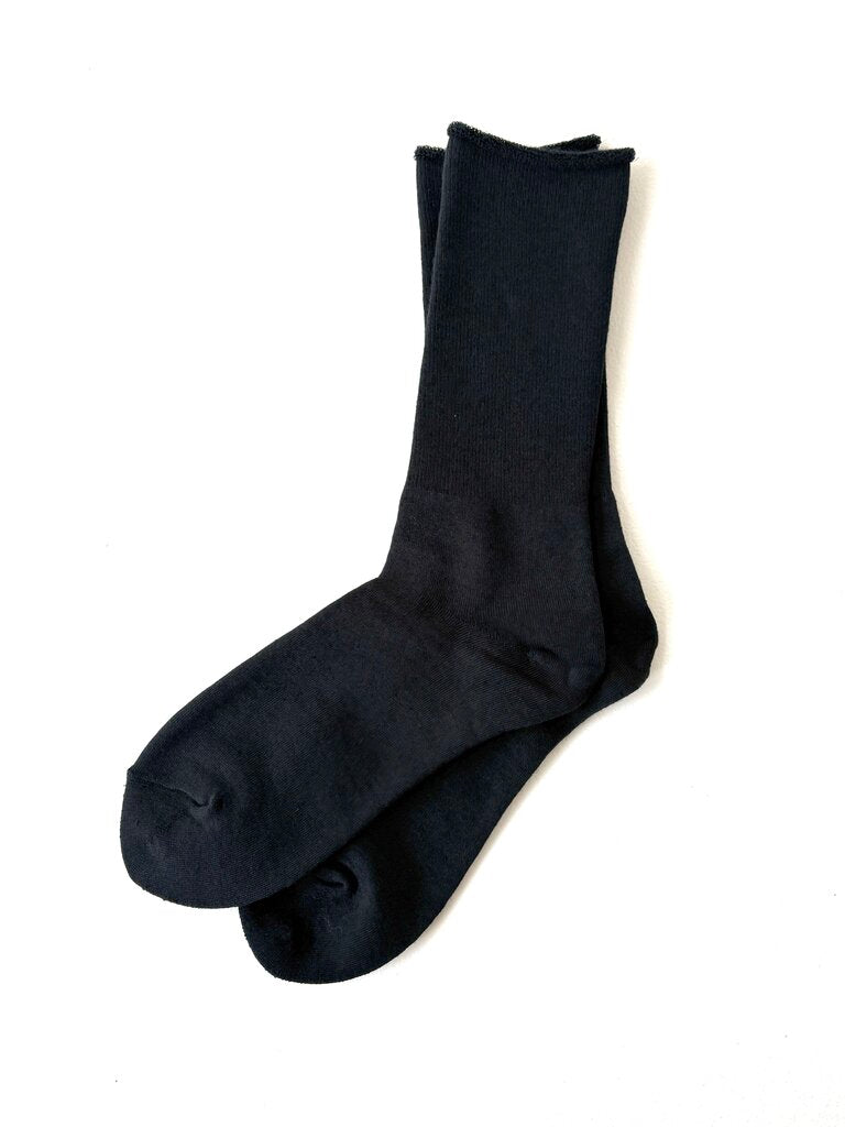 ROTOTO CITY SOCKS IN BLACK SIZE SMALL