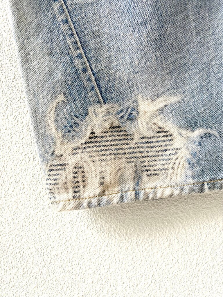 OUR LEGACY DIGITAL PRINTED JEANS SIZE 29
