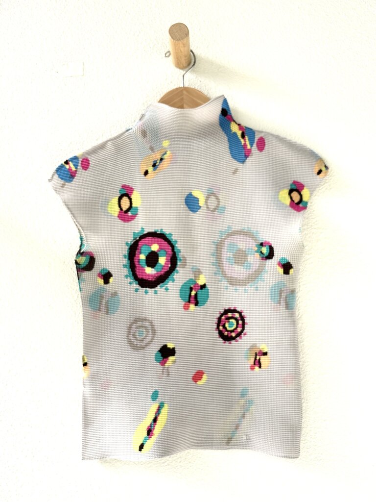 ISSEY MIYAKE ME PLEATED TOP SIZE SMALL