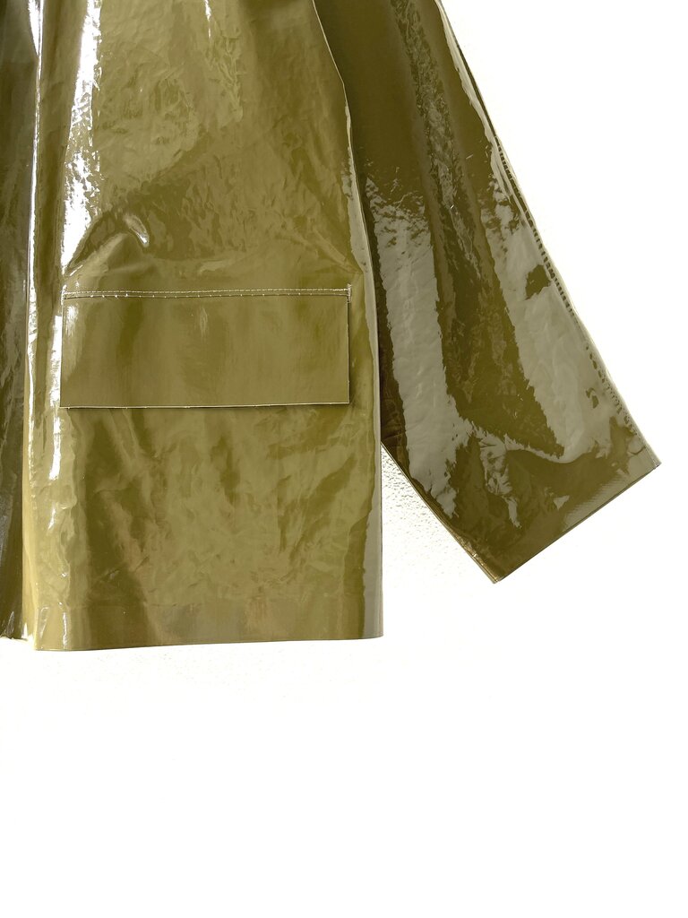KASSL EDITIONS ORIGINAL HIP LACQUER JACKET SIZE X-SMALL