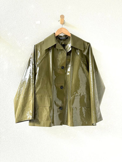 KASSL EDITIONS ORIGINAL HIP LACQUER JACKET SIZE X-SMALL